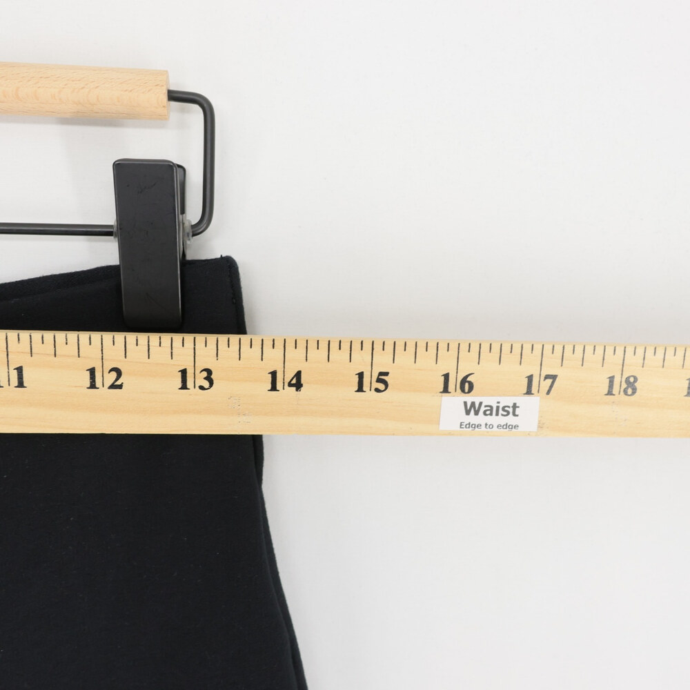 Spanx Perfect Fit Ponte Flare Pants Womens M Black Pintuck High Rise Pull On - Picture 5 of 12